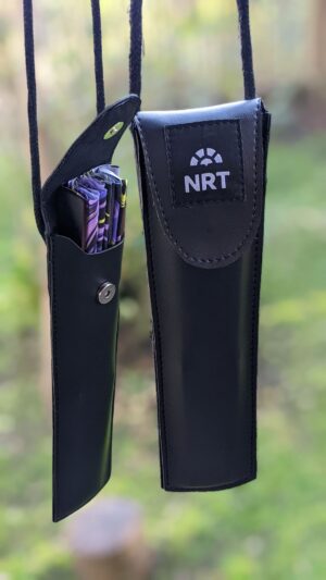 PORTA ABANICOS ARTESANAL (Eco Cuero)